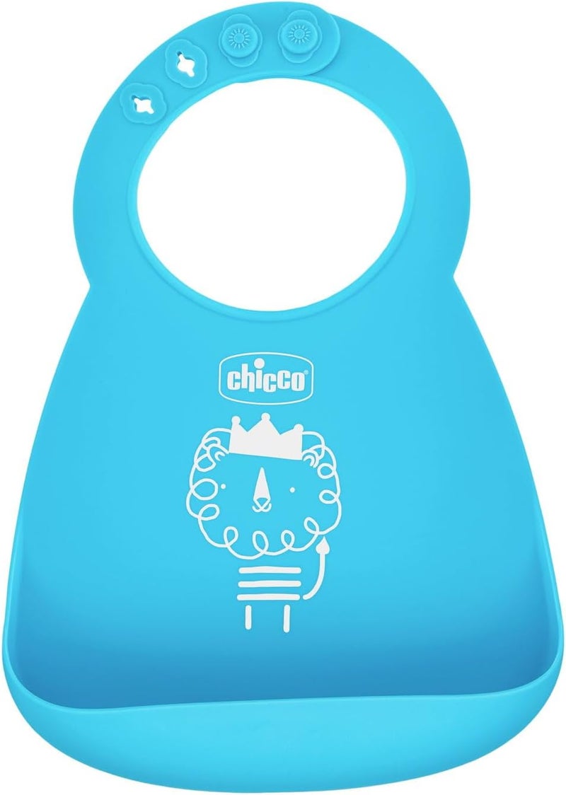 Chicco Easy Start Silicone Weaning Food Set 6m+, Blue - Image 4